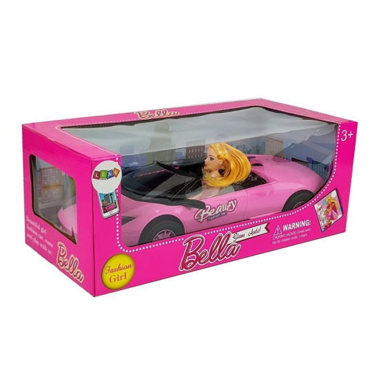 Bella Sport Pink Car With Doll