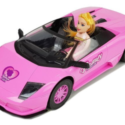 Bella Sport Pink Car With Doll