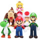 مجموعة ألعاب مجسمات سوبر ماريو بروس من سوبلاي - 6 قطع