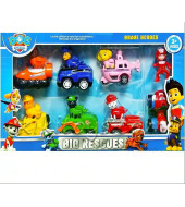 مجموعة باو باترول الأبطال الشجعان مع المركبات