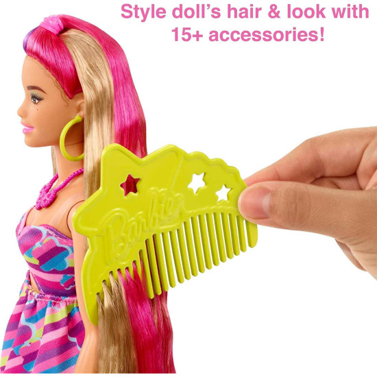 Barbie Totally Hair Doll Curvy - 8.5 Inch