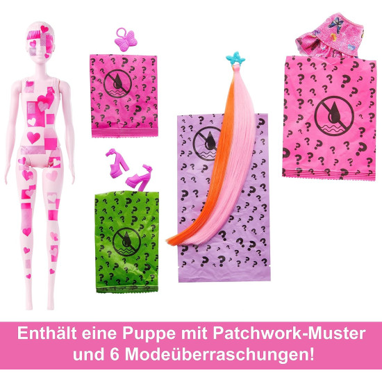 Barbie Color Reveal Doll with 6 Surprises - 1 Doll