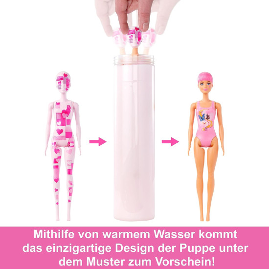 Barbie Color Reveal Doll with 6 Surprises - 1 Doll