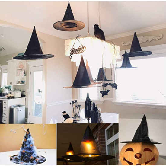 Girls Black Witch Hat