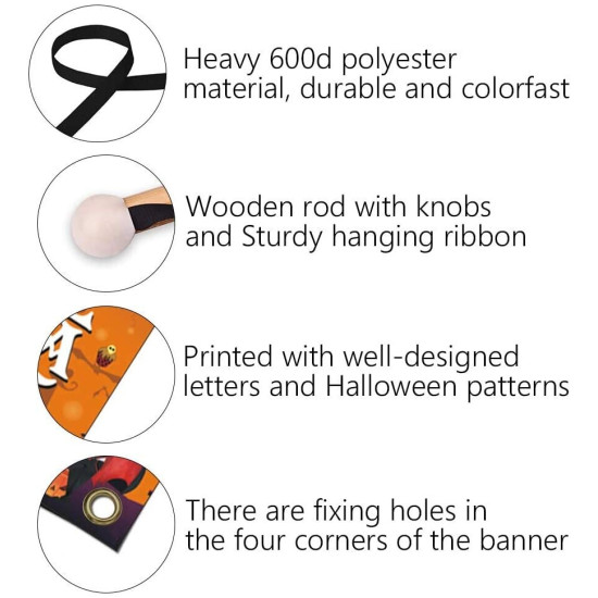 Halloween Hanging Banners/2pcs