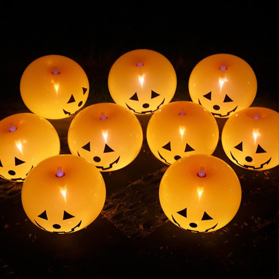 بالونات الهالوين المضيئة على شكل يقطين/5 قطع