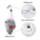Skull with Light Up Eyes Hanging Halloween Decoration