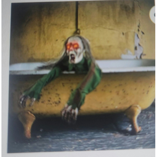 دعامة ساحرة الزومبي الناطقة للهالوين / قطعة واحدة