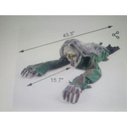 Halloween Crawling Talking Zombie Witch Prop /1Pcs