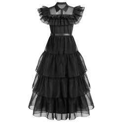 Wednesday Addams Girls Halloween Costume