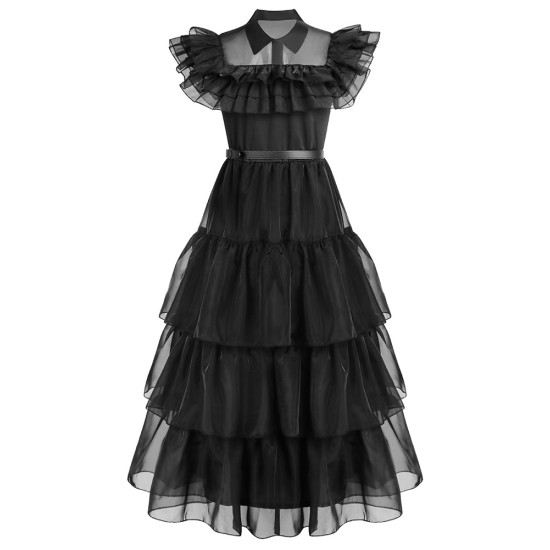 Wednesday Addams Girls Halloween Costume