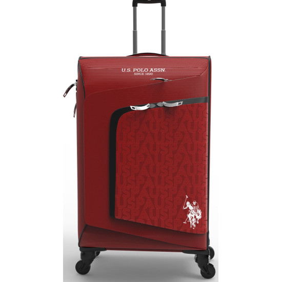U.S.Polo Assn. Burgundy Travel Trolley Bag