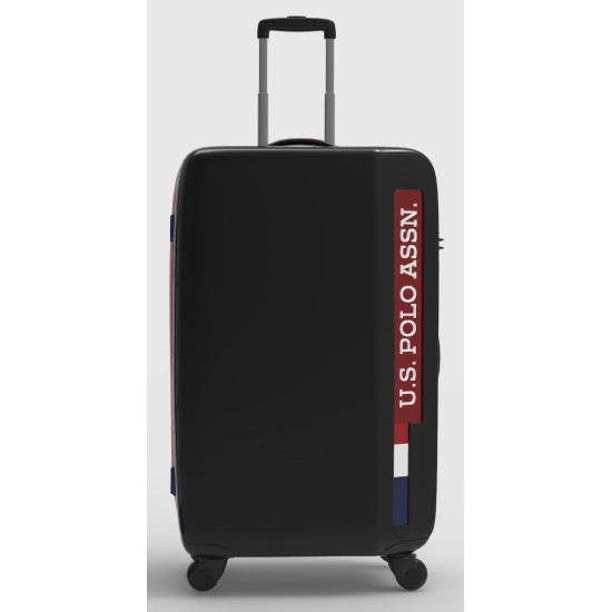 Black U.S. Polo Assn. Travel Trolley Bag