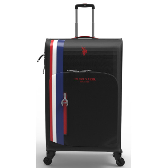 U.S.Polo Assn. Black Travel Trolley Bag