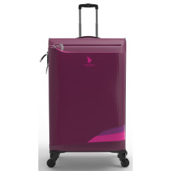 U.S.Polo Assn. Purple Travel Trolley Bag