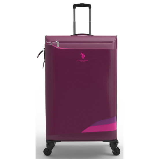 U.S.Polo Assn. Purple Travel Trolley Bag