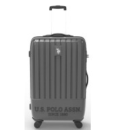 U.S.Polo Assn. Dark Grey Travel Trolley Bag
