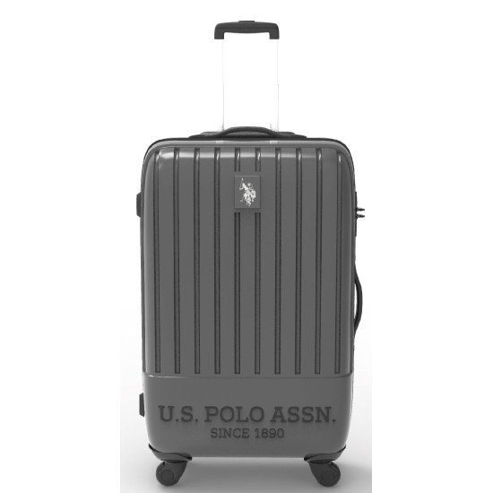 U.S.Polo Assn. Dark Grey Travel Trolley Bag