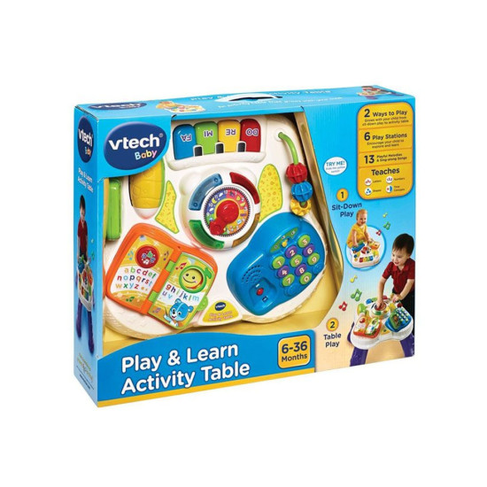 Play & Learn Activity Table - Multicolor