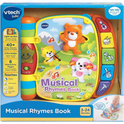 Baby Musical Nursery Rhymes Book Light and Sound Toy