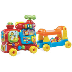 قطار الحروف الأبجدية للأطفال - 4 في 1