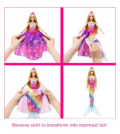 Barbie Dreamtopia 2-in-1 Princess to Mermaid
