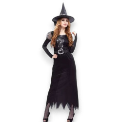 زي الساحرة الأسود