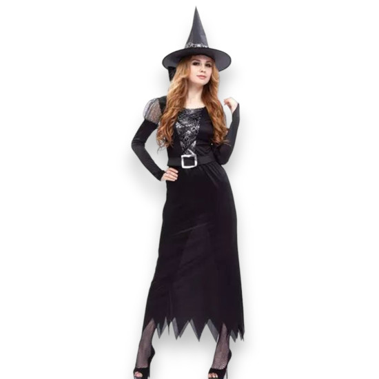 زي الساحرة الأسود