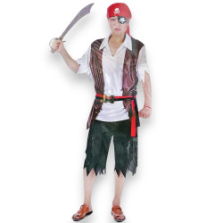 Caribbean Captain Pirate Costume