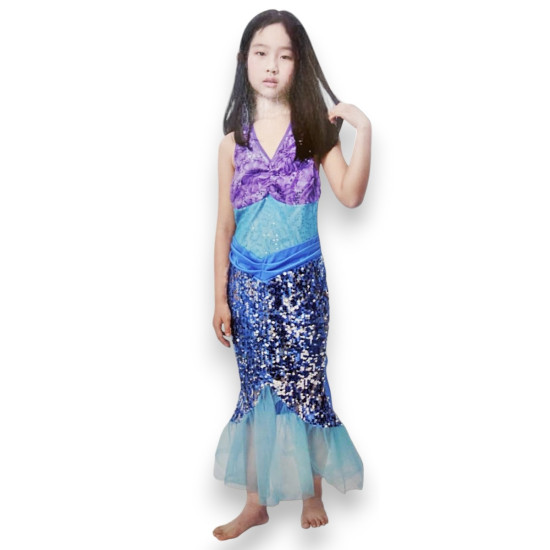 Mermaid Princess Kids Dress Costume 
