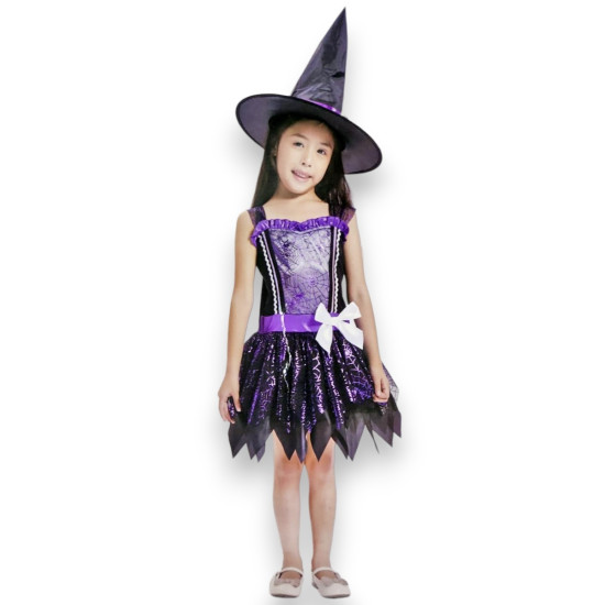 Witch Girl Costume - Purple
