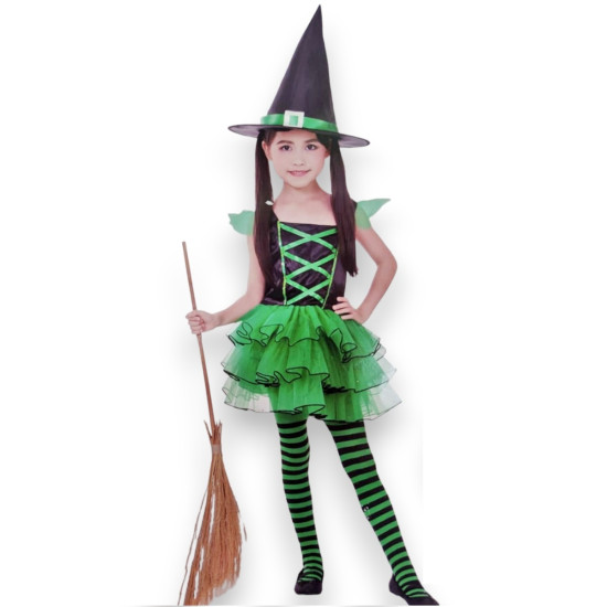 Witch Girl Costume - Green
