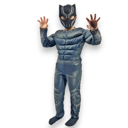 Black Panther Costume with Muscles
