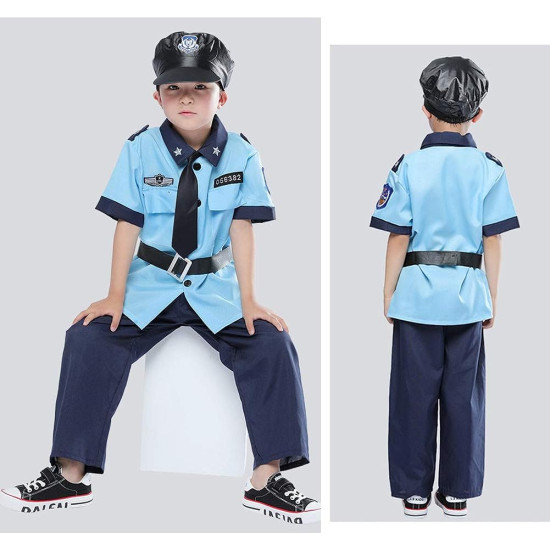 Police Uniform Kids Costume