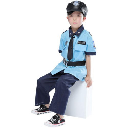 Police Uniform Kids Costume