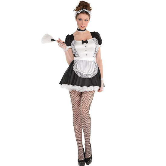 زي الخادمة للسيدات البالغات