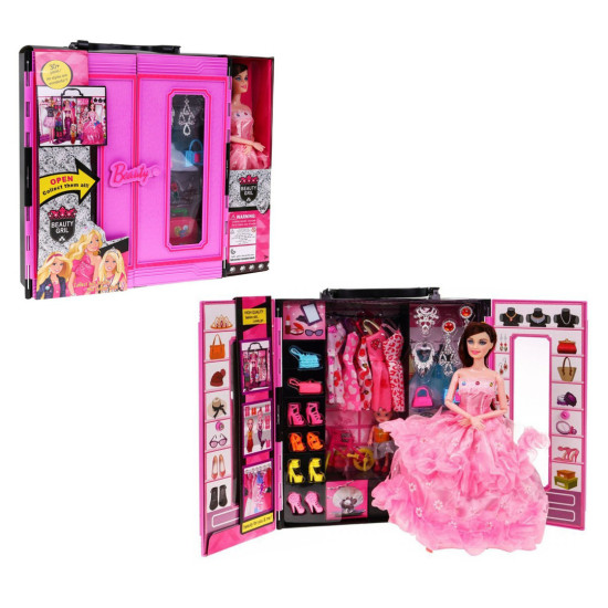 Doll with Wardrobe and Accessories