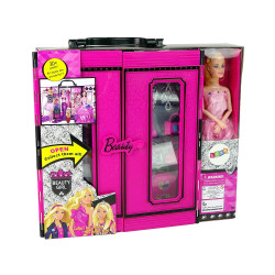 Doll with Wardrobe and Accessories