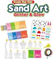 Sand Art Glitter and Glow Bottles