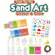 Sand Art Glitter and Glow Bottles