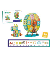 كتل مغناطيسية ثلاثية الأبعاد - 70 قطعة