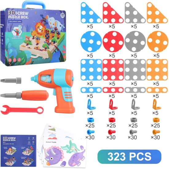 332 Pieces Drill Puzzle Set
