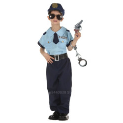 Kid's Police Officer Cosplay Costume