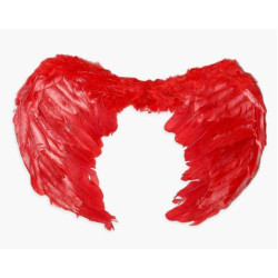 Halloween Feather Wings - Red