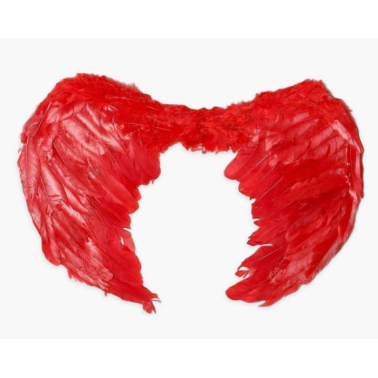 Halloween Feather Wings - Red
