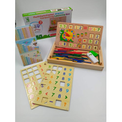 Wooden Counting Multifunctional Learning Box