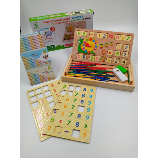 Wooden Counting Multifunctional Learning Box