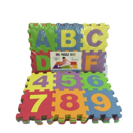 Alphabet & Number Blocks Puzzle Foam Mat