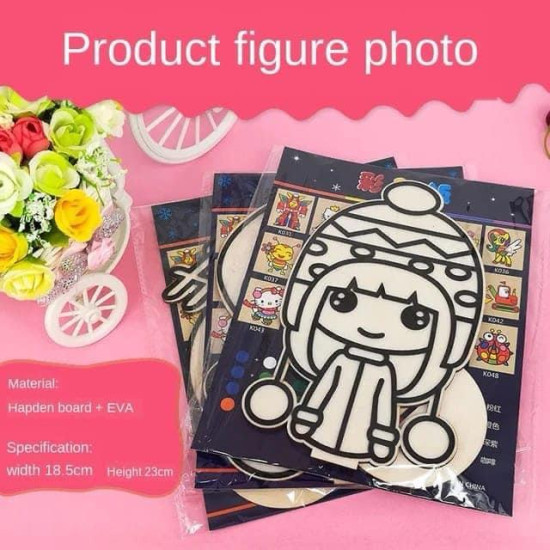 3D Diy Wooden Painting Arts Crafts 