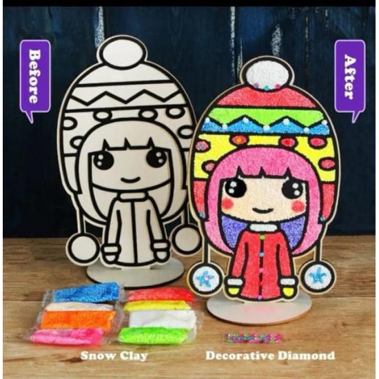 3D Diy Wooden Painting Arts Crafts 